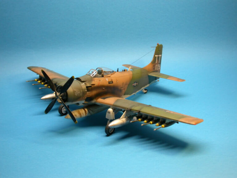 “So others may live” – A-1J Skyraider dal kit Tamiya in scala 1/48.