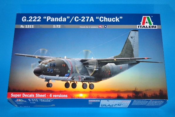 Kit Review – G-222 “Panda”/C-27 A “Chuck” – Italeri in scala 1/72.