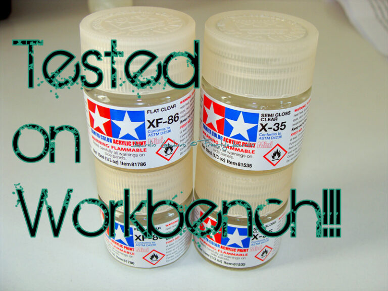 Tested on Workbench! Recensione nuovi trasparenti acrilici Tamiya (Semi-Lucido e Opaco).
