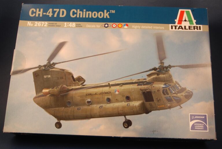Kit Review – CH-47D “Chinook” + Detail Set – Italeri in scala 1/48.
