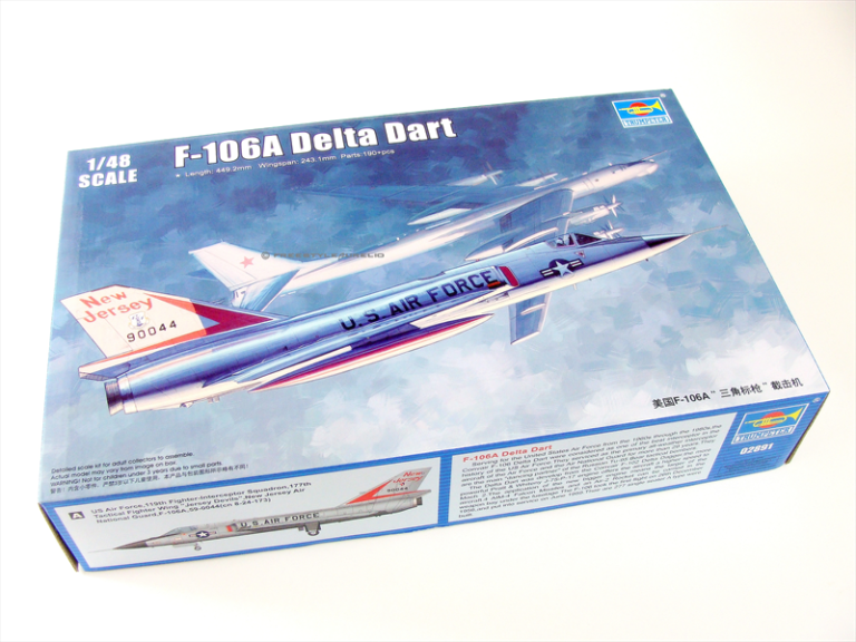 Kit Review: Trumpeter F-106A Delta Dart in scala 1/48.