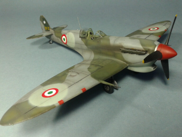 Once We Were Enemies – Spitfire Mk.Vb Trop dal kit Hasegawa in scala 1/48.