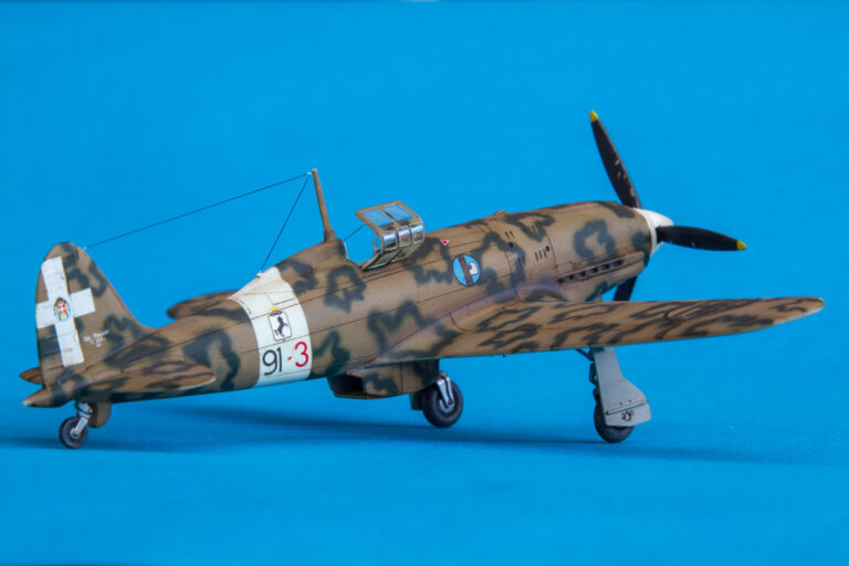 Macchi 202 Folgore dal kit Italeri in Scala 1/72.