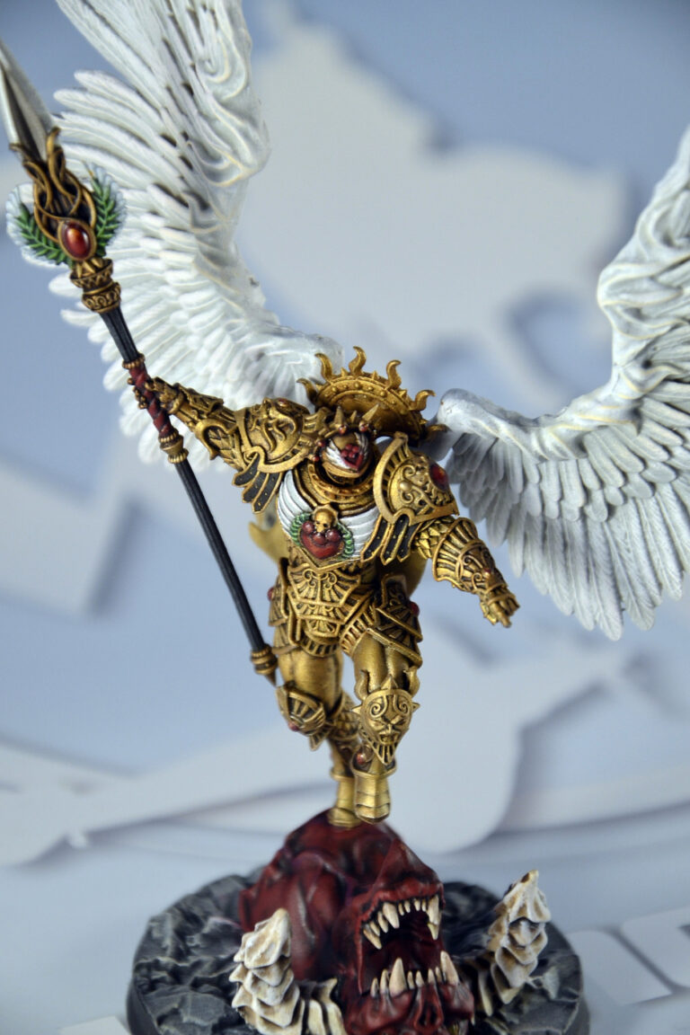 Angel Knight Warhammer 40K – Kabuki Studio. Tutorial per il montaggio e la pittura.