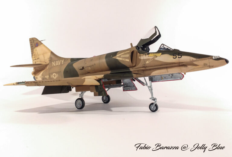 Jester is Dead! A-4E Skyhawk “Top Gun” dal kit Eduard (Hasegawa) in Scala 1/48.