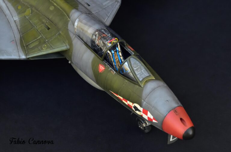 Hawker Hunter Mk.6 dal kit Airfix in scala 1/48.