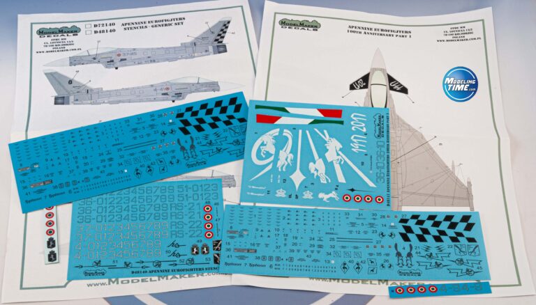 Decal Review – ModelMaker Decals: Apennine Eurofighters in scala 1/72 e 1/48.