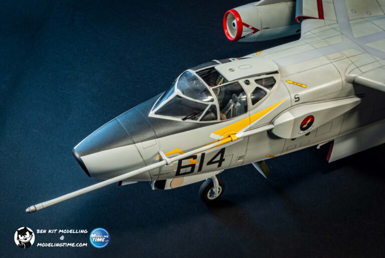 The Whale – EKA-3B Skywarrior dal kit Trumpeter in Scala 1/48.