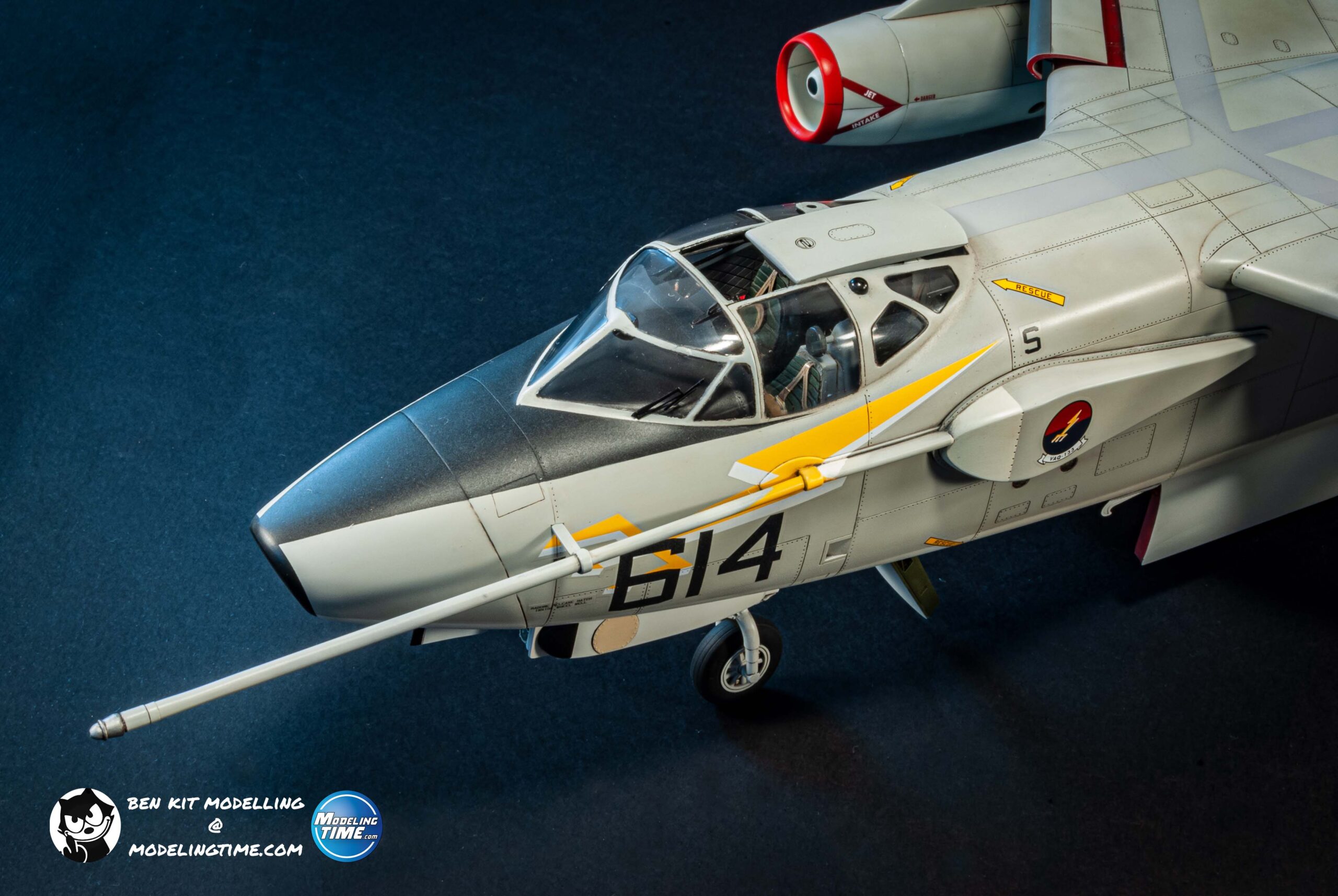 EKA3B Skywarrior dal kit Trumpeter in Scala 1/48.