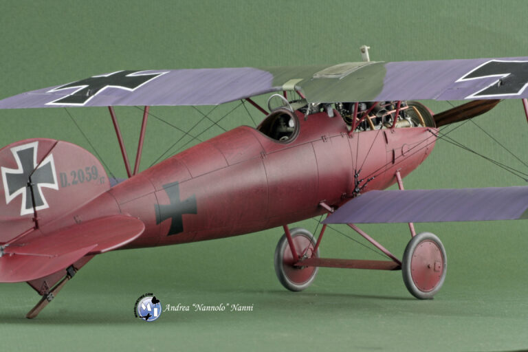The Flying Circus – Albatros D.V von Richthofen dal kit Wingnut Wings in scala 1/32.