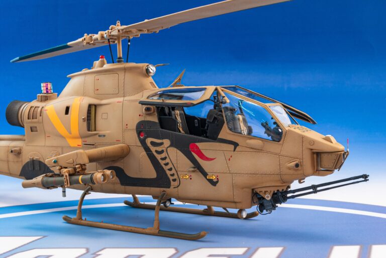 Bell AH-1 F Tzefa (Cobra) dal kit Revell/Monogram in scala 1/48.