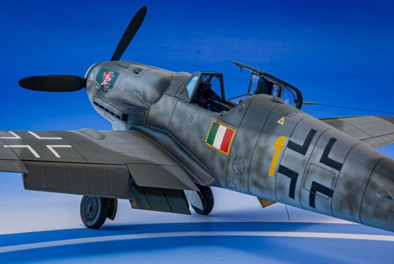 Bf.109 G-14 “1 Giallo” Magg. Bellagambi – dal kit Eduard in scala 1/48.