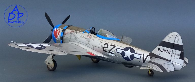P-47 D-28 Thunderbolt dal kit MiniArt in scala 1/48.
